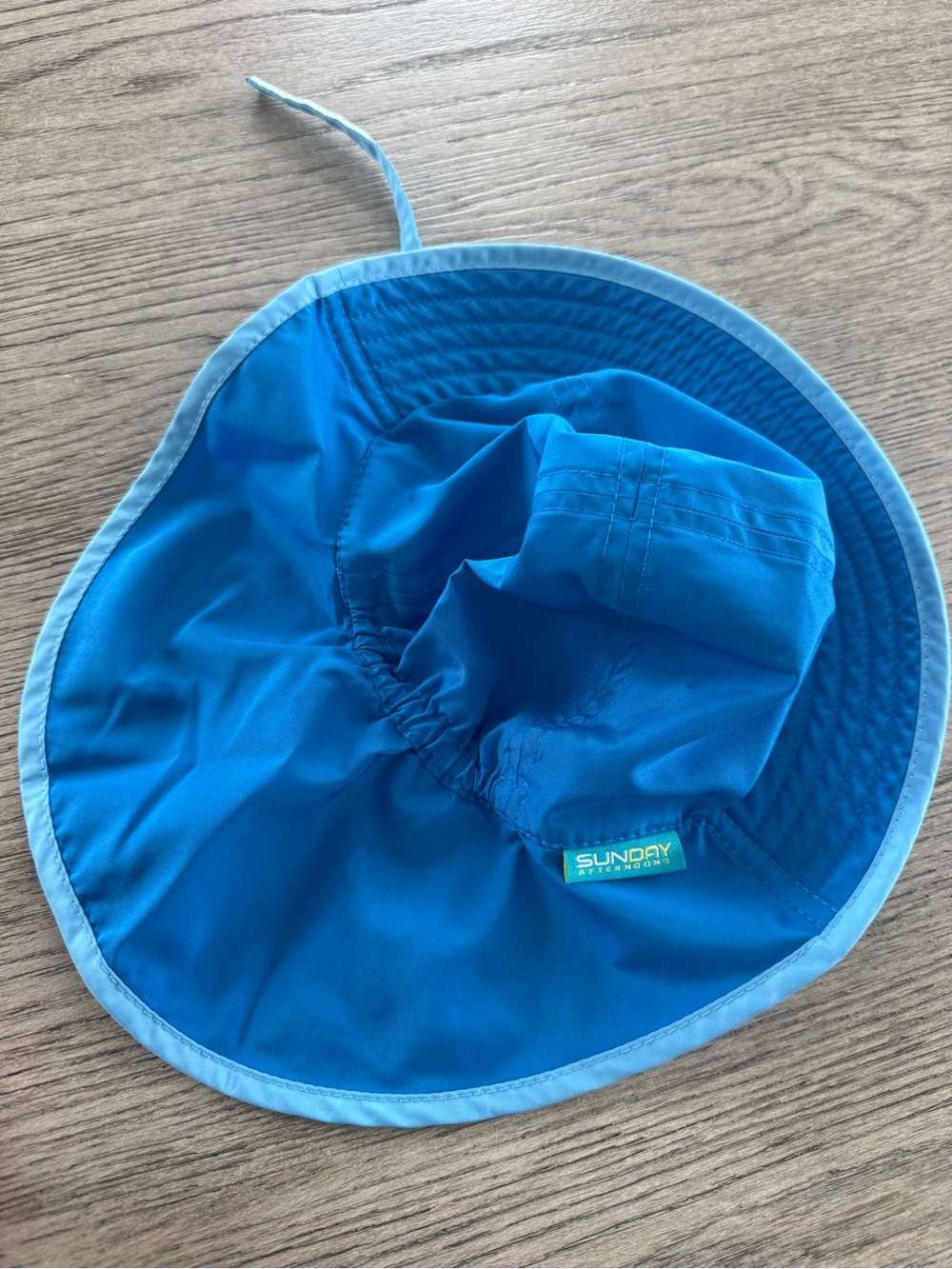 Sunday Afternoons Blue Sun Hat with Chin Tie